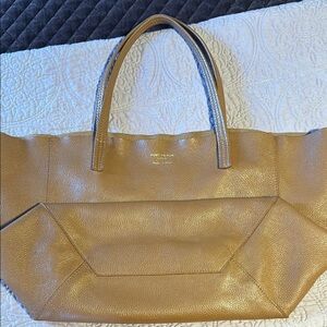 Elegant Kurt Geiger Tan Leather Tote Bag